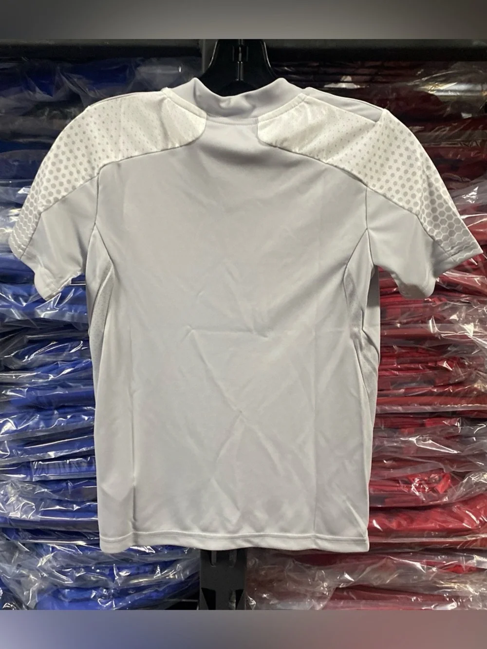 Adidas Regista 20 Soccer Jersey NWT Kids Small Light Grey/White Aeroready FT6567